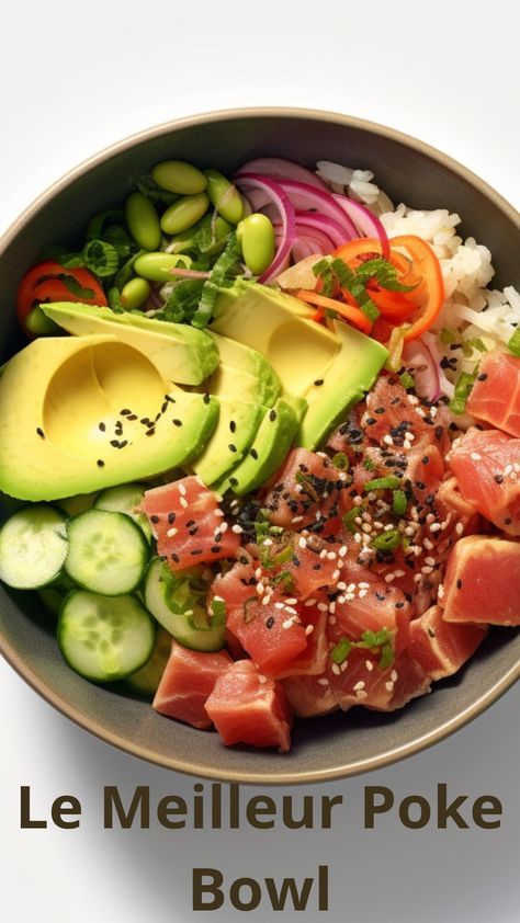 Poke Bowl au Saumon, Avocat et Mangue Pokemon Bowl, Mixed Berry Recipes, Mixed Berry Crisp, Berry Crisp, Berry Crumble, Poke Bowls, Poke Ball, Bowl Cake, How To Cook Fish