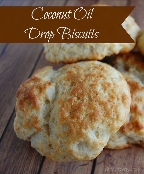 Coconut Milk Biscuits, Biscuits With Coconut Oil, Coconut Oil Biscuits, Biscuits Drop, Dairy Free Breakfast Casserole, Dairy Free Biscuits, Biscuits Homemade, Drop Biscuits Recipe, Health Coconut Oil