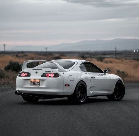 #toyota #toyotasupra #supra Toyota Supra Mk4 White, White Nissan, Toyota Supra Mk3, Cars Modified, Supra Mk4, Toyota Supra Mk4, Best Jdm Cars, Mitsubishi Lancer Evolution, Honda S2000