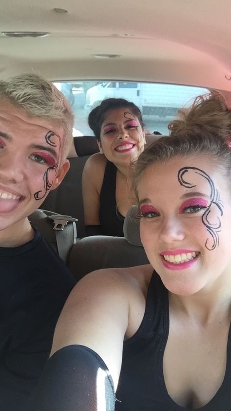 2015 contest makeup!!! Colorguard Makeup, Color Guard Makeup, Guard Makeup, Color Guard, Colour Images, Face Paint, Carnival Face Paint, Carnival, Paint