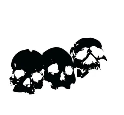 Skull Pile Tattoo, Emo Aesthetic Drawings, Ftp Tattoo Design, Black Leather Aesthetic, Goth Drawing Ideas, Goth Graphic Design, Goth Graffiti, Skull Tattoo Stencil, Sigil Tattoo