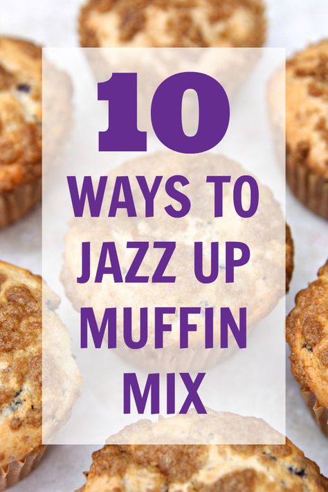 10 Ways to Jazz Up Muffin Mix and a delicious Blueberry Cream Cheese Muffin Recipe. Turn muffin mix into delicious muffins with these 10 easy tips. Betty Crocker Muffin Mix, Cherry Donut, Martha White Muffin Mix, Chocolate Chip Muffin Mix, Muffin Mix Recipe, Blueberry Cream Cheese Muffins, Cheese Muffin, Blueberry Muffin Mix, Donut Muffins