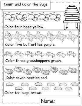 illustated table with insects worksheet - Buscar con Google Insect Unit Kindergarten, Preschool Bugs, Insects Kindergarten, Bug Activities, End Of The Year Activities, Insect Unit, Math Morning Work, Insects Preschool, Bugs Preschool