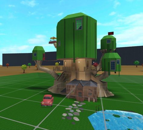 adventure time tree house #bloxburg Tree House Bloxburg, Bloxburg Treehouse, Adventure Time Tree House, Adventure Time Tree, Tree Id, Bloxburg Builds, House Bloxburg, Bloxburg Ideas, Tree Trunks