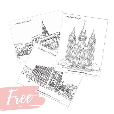 #free #ldsprimary #lds #ldscoloringpages #coloringpages Lds General Conference Activities, Lds Nursery, General Conference Activities, Lds Temple Art, Lds Coloring Pages, Kids Church Activities, Lds Conference, Lds Lessons, Activity Day Girls