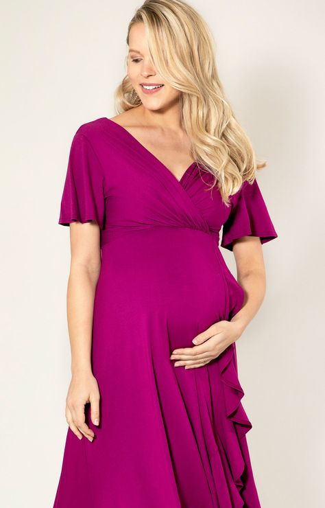 Party in Pink this Friday 💕 Waterfall Maternity Midi Dress Orchid Pink - WATOP #partyseason #pinkdress #maternitystyle #pregnancystyle Tiffany Rose, Maternity Midi Dress, Maternity Fashion, Pink Dress, Midi Dress, Fashion Outfits, Pink, Clothes