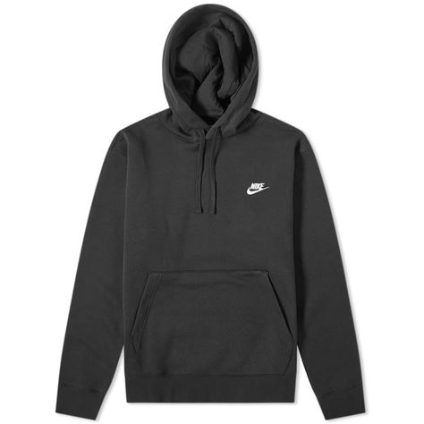 NIKE NIKE CLUB POPOVER HOODY. #nike #cloth Nike Hoodie Aesthetic, Nike Black Hoodie, Hoodies Nike, My Christmas Wishlist, Nike Hoodies, Nike Clothes, Black Nike Hoodie, Nike Apparel, Cute Nike Outfits