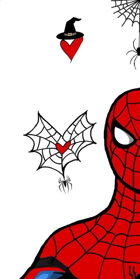 Spider Man Painting Ideas, Spiderman Love Quotes, Simple Spiderman Drawing, Spider Man Graffiti, Easy Spiderman Drawing, Kawaii Spiderman, Spider Man Dibujo, Spiderman Painting, Coffee Doodle