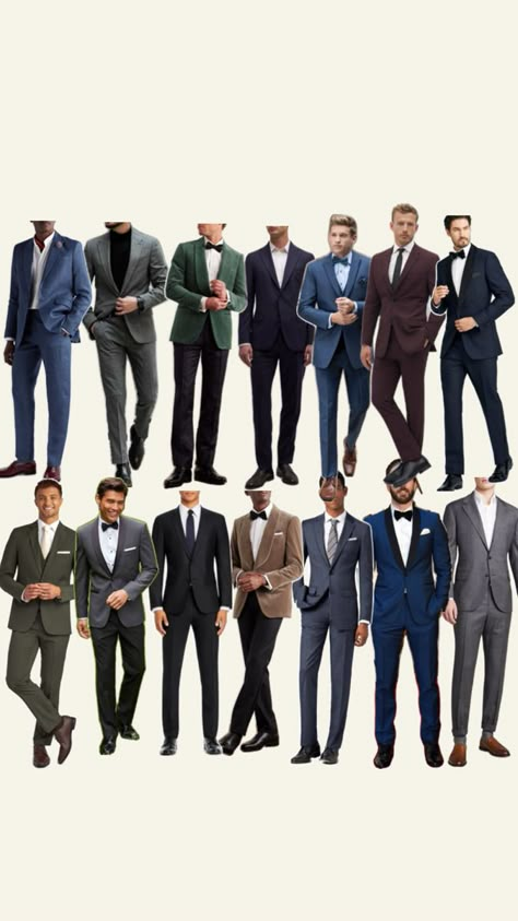 Black Tie Optional Mens Guest Attire Collage Black Tie Optional Attire, Black Tie Wedding Guest Attire, Men Wedding Attire Guest, Black Tie Wedding Attire, Wedding Guest Outfit Men, Black Tie Dress Wedding, Wedding Guest Men, Formal Wedding Guest Attire, Black Tie Optional Wedding