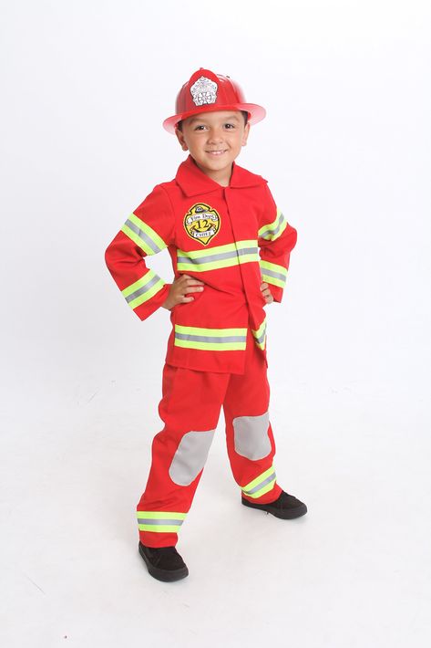 Fireman Halloween Costume, Firefighter Costume Kids, Fire Fighter Costume, Fireman Kids, Firefighter Fitness, Fighter Costume, Fireman Costume, Kids Party Hats, Light Up Hats