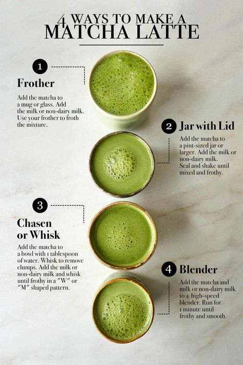 Matcha Drink Recipes, How To Make Matcha, Matcha Latte Recipe, Matcha Green Tea Latte, Best Matcha, Iced Matcha Latte, Matcha Drink, Green Tea Latte, Matcha Recipe