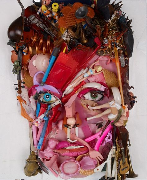 Giuseppe Arcimboldo, 3d Portrait, Bowie Art, Creation Art, Trash Art, Saatchi Gallery, Tableau Art, Foto Art, Recycled Art