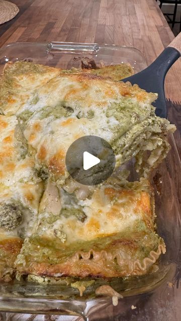 Kirk Muenzenberger on Instagram: "Sausage Pesto Lasagna - full detailed recipe below! This is absolutely one of my new favorites! I love pesto and lasagna and can’t believe I haven’t tried combining them before. If you feel the same, this recipe is for you! Let me know what you think! Ingredients: 12 Lasagna Noodles 1/2lb Sausage 16oz Ricotta 4C Shredded Mozzarella 1 Egg Salt & Pepper (2) 7oz Jars of Pesto 4T Butter 1/4C Flour 1.5C Milk 1/3C Parmesan Boil your lasagna noodles for about 5 minutes so they are semi cooked and set aside. Cook the sausage and remove. In a bowl, mix the ricotta, egg, 2C Mozz, salt and pepper, pesto, and the cooked sausage. In a pan heat the butter and whisk in the flour cooking for 1 minute. Stir in the milk, salt and pepper, and pesto. In a baking dish coat Pesto Sausage Lasagna, Pesto And Sausage Lasagna, Cooking For 1, Pesto Lasagna, Pepper Pesto, Sausage Lasagna, Lasagna Noodles, No Noodle Lasagna, Pasta Noodles