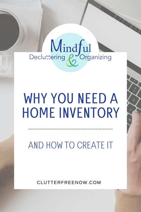 Creating a home inventory may seem daunting, especially if you have been in your home for quite some time. But you can do it if you follow this 3-step process! Continue reading to learn more! Home Inventory, Organization Hacks, Taking Pictures, Declutter, Home Organization, My Blog, You Can Do, Do It, To Create