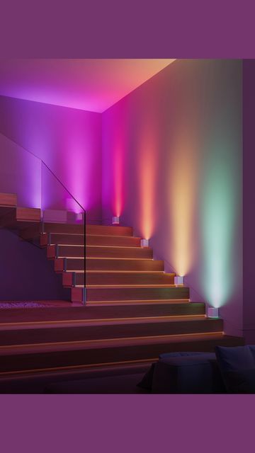 Music Space Ideas, Corner Stage Design, Holographic Interior Design, Dance Lighting Design, Colour Exhibition, Stage Room, Instagrammable Walls, Pink Uplighting, Club Design Interior