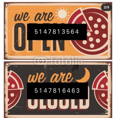 Bloxburg Town Signs Codes, Under Construction Bloxburg Decal, Bloxburg Do Not Enter Sign, Bloxburg Bakery Sign Decals, Retro Cafe Bloxburg, Open Sign Bloxburg Code, Pizza Place Decals Bloxburg, Bloxburg Red Wallpaper Codes, Bloxburg Resturant Decals Codes