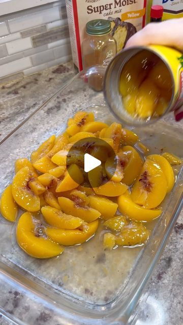 347K views · 12K likes | 💜 Tara “T” Ippolito on Instagram: "🍑 Comment “link” & I’ll send you the recipe for this awesome Peach Cobbler Dump Cake.  . . #peachcobbler  #dumpcake #easydessert" Can Peach Cobbler, Cake Mix Peach Cobbler, Canned Peach Cobbler Recipe, Cobbler Dump Cake, Good Peach Cobbler Recipe, Peach Cobbler Cake, Cake Mix Cobbler, Peach Cake Recipes, Best Peach Cobbler