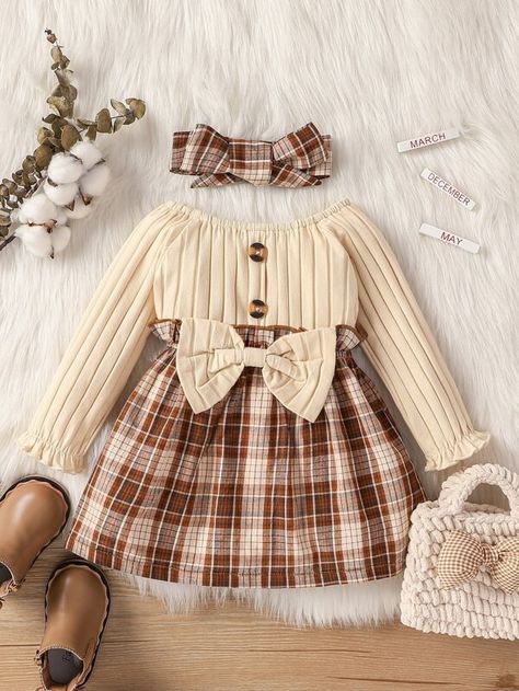 Cute Baby Clothes Girl, Flounce Sleeve Dress, Outfits For Church, Girl Baby Clothes, Fall Baby Clothes