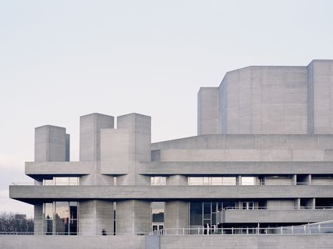 Inside the UK's New Attack on Brutalism Richard Rogers, Theatre Photography, Brutalism Architecture, Hayward Gallery, Brutalist Buildings, London Architecture, Brutalist Architecture, Minecraft Architecture, National Theatre