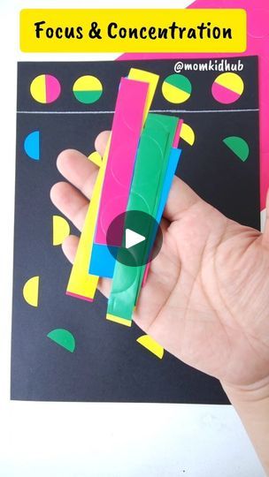 19K views · 761 reactions | Focus & Concentration ❤️

Copy the Pattern above and complete the below patterns. This is amazing to boost Focus and Concentration of kids along with Fine Motor Skills. A quick 2 minute setup activity. 

Age: 3.5 years +

You need:
1. A paper.
2. Dot stickers.
3. Scissors.

Tip: The the Dot Stickers and form semi circles.

✅️ Follow @momkidhub for more kids related activities.

#momkidhub #summeractivities #homeschooling
#LearningThroughPlay #kidsfuntime
#IndoorActivitiesForKids #FocusBuilding #concentrationactivities #brainstimulation #FocusBuilding #concentrationactivities #toddleractivites #DIYKids #PlayBasedLearning #ParentingTips #earlylearning #braindevelopment #BrainGym #BrainGymForKids #braingames #toddleractivites #kidsbrainpower #CreativeKids #finemoto Attention And Concentration Activities, Concentration Activities For Kids, Attention Activities For Kids, Concentration Activities, Brain Gym Exercises, Brain Gym For Kids, Focus Concentration, Visual Perception Activities, Child Activities