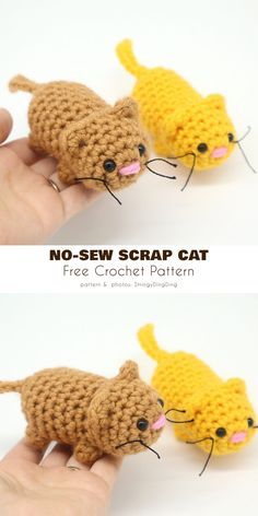 Crochet Cat Toys, Crochet Stuffies, Crochet Cats, Crocheted Cat, Crocheted Animals, Crochet Cat Pattern, Cat Crochet, Crochet Keychain Pattern, Crochet Plushies