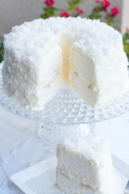 Cloud Cake, Angel Cake, Just Cakes, Chiffon Cake, Angel Food Cake, Coconut Cake, Cake Frosting, Angel Food, White Cake