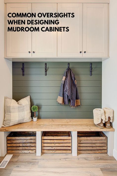 Mudroom Cubbies With Bench, Transitional Mudroom, Green Shiplap, Hallway Storage Cabinet, Superior Cabinets, Storage Building Plans, Mudroom Cubbies, Mudroom Remodel, Entryway Storage Cabinet