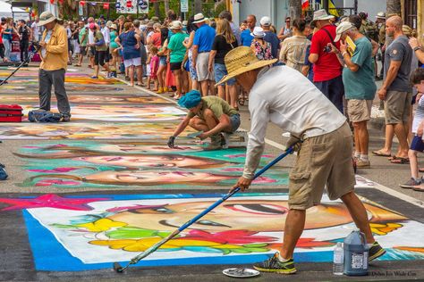 Chalk Festival artists work upward of 12 hours a day creating magnificent masterpieces in chalk on the pavement for you, the viewer, so you can be a part of the creative process from beginning to end. Join us November 15-18!! For more information go to http://ChalkFestival.org Chalk Festival, The Creative Process, Sarasota, Creative Process, Artist At Work, Join Us, Chalk, Festival, Quick Saves