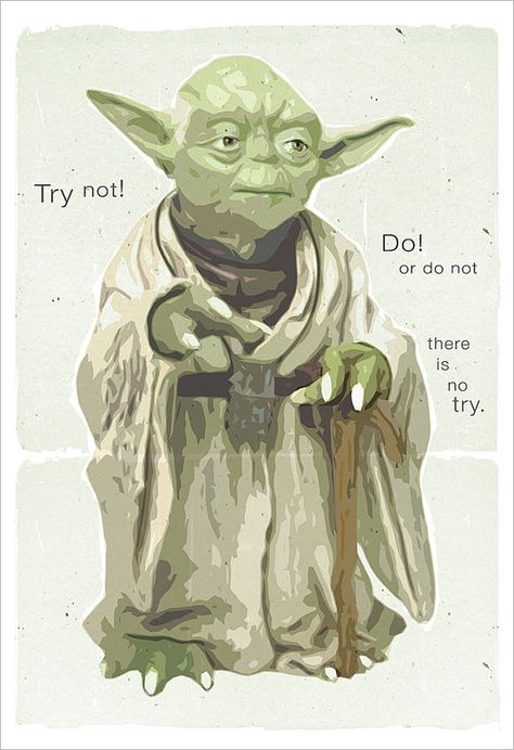 Star Wars prints Yoda And Luke, Yoda Poster, Quinlan Vos, Mara Jade, Illustrated Quotes, Star Wars Prints, Dark Vador, Star Wars Love, Star Wars Comics