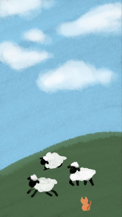 Kuzu Wallpaper, Iphone Wallpaer, Wallpaper Farm, Cute Background Pictures, Anime Snow, Sheep Cartoon, Halloween Wallpaper Iphone Backgrounds, Happy Wallpaper, Shaun The Sheep