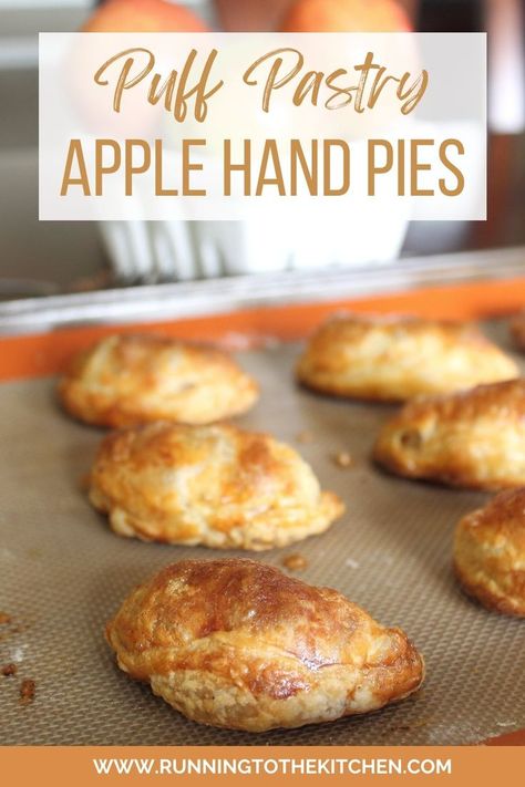 Puff Pastry Apple Pie, Puff Pastry Apple, Traditional Apple Pie, Apple Pastry, Apple Puff Pastry, Easy Puff, Hand Pie Recipes, Apple Hand Pies, Fried Pies