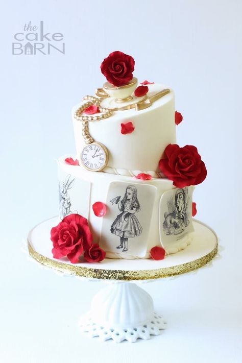 Alice And The Wonderland Cake, Alice In Wonderland Sweet 16 Cake, Alice In Wonderland Party Cake, Alice Cake Wonderland, Alice In Wonderland Themed Cake, Mad Hatter Birthday Cake, Alice In Wonderland Birthday Cake Simple, Alice In Wonderland Cake Ideas Simple, Alice And Wonderland Cakes