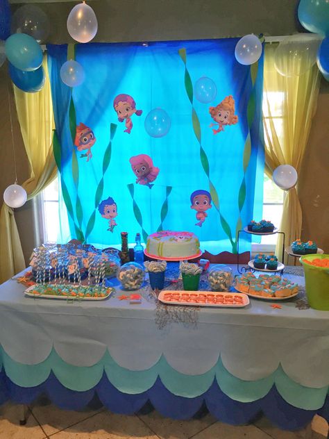 Bubble Guppies Party Ideas, Bubble Guppies Party Decorations, Bubble Guppies Themed Birthday Party, Bubble Guppies Birthday Theme, Bubble Guppies Decorations, Bubble Guppy Birthday Party, Bubble Guppies Birthday Party Ideas, Bubble Guppies Party Favors, Bubble Guppies Party Games