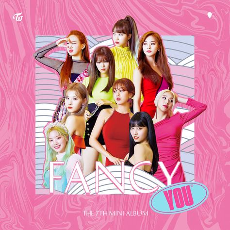 Twice Fancy You Album Cover, Twice Fancy Album Cover, Twice Fanmade Album Cover, Fancy Album Cover, Twice Concert Outfits, Fancy Twice, Album Twice, Aesthetic Sakura, Twice Fancy