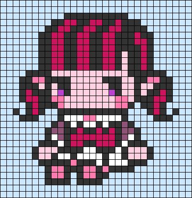 Monster High Cross Stitch, Monster High Alpha Pattern, Perler Bead Patterns Monster High, Draculaura Coffin, Monster High Vampire, Dracula Doll, Pixel Grid, Vampire Fangs, Pixel Drawing