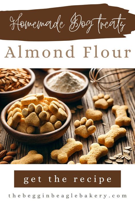 Flourless Dog Treats, Homemade Dog Treats Baked, Healthy Dog Treats Homemade Recipes, Almond Flour Dog Treats, Baked Dog Treats Recipes, Grain Free Dog Treat Recipes, Pumpkin Almond Flour, Recipes Almond Flour, Easy Homemade Dog Treats