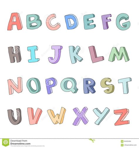 Pretty Fonts Alphabet Hand Lettering Art, Pretty Fonts Alphabet, Alphabet School, Images For Sublimation, Alphabet Sign, Abc Font, Letter Collage, Alfabet Font, Art Videos For Kids