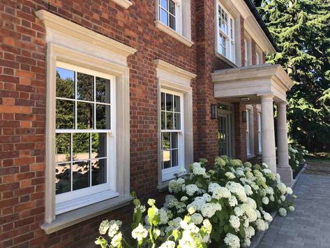 Limestone Window Surround, Stone Window Surround, Window Surround Exterior, Stone Window Frame, Cast Stone Exterior, Stone Door Surround, Stone Window Sill, Exterior Window Sill, Stone Porches