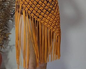 Honorable Weaving, Macrame Clothes, Unique Swimwear, Collar Macrame, Handmade Bikinis, Macrame Knots Pattern, Crochet Crop Top Pattern, Macrame Dress, Crochet Swimwear