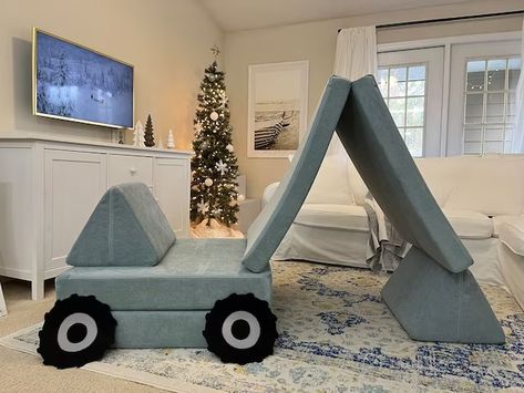 View Play Couch & Fort Builds by TheHeartFeltAgency on Etsy Explorer Sofa, 1 Nugget Couch Ideas, Nugget Builds, Nugget Ideas, Nugget Couch, Couch Accessories, Play Couch, Couch Ideas, Kids Couch