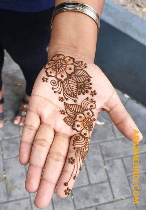 50 Front Hand Mehndi Design (Henna Design) - March 2020 Simple Mehndi Designs On Palm, Palm Mehndi Design Kids, Small Mehndi Designs Palm Aesthetic, Full Back Hand Mehndi Design, Palm Full Mehndi Design, Henna Designs For Palm Simple, Simple Front Hand Mehndi Designs Palm, Simple Palm Mehendi Designs, Front Mehendi Designs Beautiful Simple