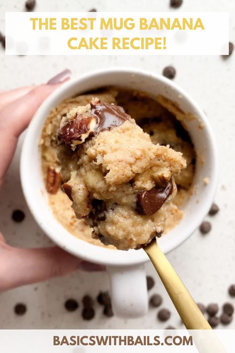 Simple, easy and packed with protein, this Healthy Glutenfree Banana Mug Cake is the perfect single-serving dessert for when you crave a slice of banana bread! Get the full recipe at basicswithbails.com


5-Minute Recipe | Gluten-Free Cake | Gluten-Free Desserts | High-Protein Snacks | Healthy Desserts | Summer Recipes | Party Food Ideas | Gluten-Free Muffins | Quick Baking | Healthy Treats | Chocolate Recipes | Keto Banana Bread Mug Cake, Banana Bread Mug Cake, Vegan Rice Krispie Treats, Gluten Free Banana Cake, Protein Chocolate Chip Cookies, Banana Bread Mug, Gluten Free Mug Cake, Banana Mug Cake, Protein Banana Bread