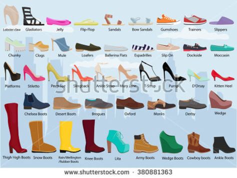 I got Sandals Arielle did a good job making this! Clothing Care Symbols, Types Of Shoes For Women, Ginny Dress, Jelly Flip Flops, Basic Shoes, Heeled Chelsea Boots, Army Boots, Fashion Vocabulary, Bow Sandals