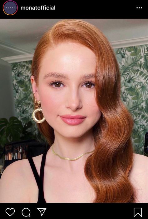 Riverdale Star Madelaine Petsch uses MONAT! If she uses it, then why cant you! Chelsea Houska Hair, Pale Skin Hair Color, Sunkissed Makeup, Redhead Makeup, Formal Hairstyles For Long Hair, Ginger Hair Color, Madelaine Petsch, Cheryl Blossom, Super Long Hair