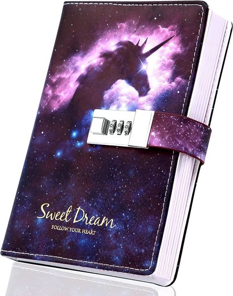 Amazon.com : CAGIE Unicorn Lock Diary Combination Lock Journal Personal Constellation Secret Writing Journal Notebook Daily Planner Hardcover Agenda Gifts for kids girls boys women,7.4 X 5.1 In,Golden Unicorn : Office Products Secret Writing, Lock Diary, Diary For Girls, Diary With Lock, Cute Spiral Notebooks, Cute Diary, Disney Frozen Birthday, Bullet Journal Cover Ideas, Beautiful Room