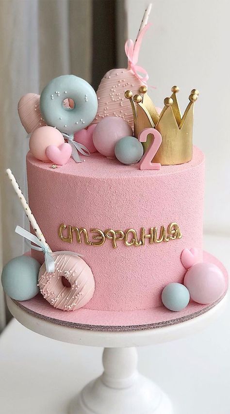 54 Jaw-Droppingly Beautiful Birthday Cake : 2nd pink birthday cake Best Friend Cake Ideas, Pink Cake Ideas Birthday, Two Sweet Party 2nd Birthday Cake, 2 Sweet Birthday Cake, Pink Cake Birthday, Beautiful Birthday Cake, 2nd Birthday Cake, Pink Birthday Cake