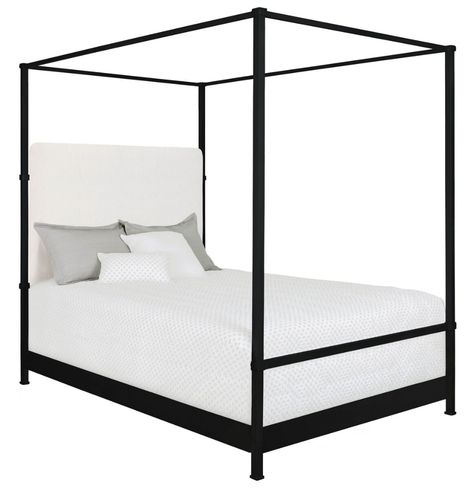 California King Canopy Bed, Black Canopy Beds, Queen Bedroom Furniture, Black Canopy Bed, Canopy Beds, Canopy Bed Frame, Luxury Home Furniture, Four Poster, Poster Bed