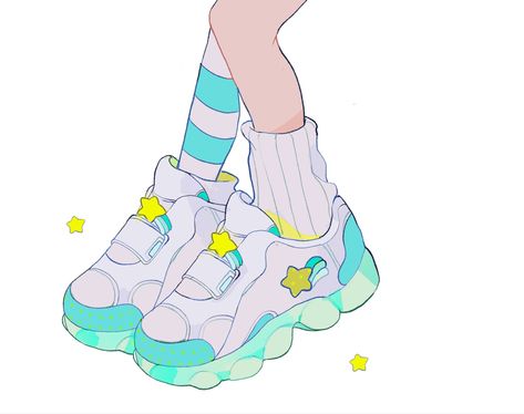 Sneakers Drawing, Cartoon Shoes, Shoes Drawing, Sneaker Art, Art Folder, Easy Drawings Sketches, Anime Drawings Tutorials, Fashion Design Sketches, Character Design References