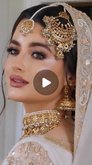 WedWel.com on Instagram: "Nikkah look of our dreams 💖
Jewellery: @zevarbysamrafalak 
Outfit: @safacouture 
Makeup: @afshankhan.official 

Find the best Pakistani wedding vendors only on WedWel.com! New businesses added weekly! #DesiWedding #PakistaniBride #DesiBride #PakistaniWedding #SouthAsianWedding #Lahore #Karachi #Islamabad #Shaadi #Rukhsati #nikkah" Pakistani Nikkah Bride, Nikkah Look, Pakistani Makeup Looks, Desi Bride, Desi Wedding, South Asian Wedding, Pakistani Wedding, Dream Jewelry, Wedding Vendors