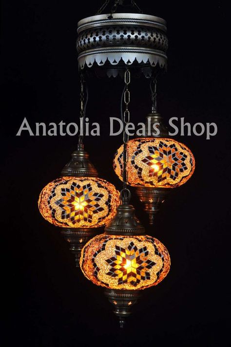 3 Piece Mosaic Lamp Turkish Lamp Ottoman Lighting Chandelier Chandelier Ottoman Lantern Lighting Lamp Lamps Laterns Indoor Lighting SPIRAL-3 Turkish Hanging Lamp, Chandelier Large, Moroccan Lantern, Turkish Lamp, Turkish Mosaic Lamp, Turkish Mosaic, Lighting Chandelier, Turkish Lamps, Mosaic Lamp